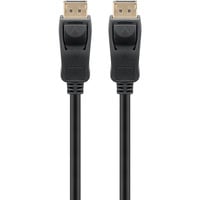goobay Kabel DisplayPort Stecker > DisplayPort Stecker, 8K / 120Hz schwarz, 3 Meter, 40 Gbit/s, DisplayPort 2.0 / 2.1