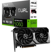 ASUS GeForce RTX 5060 DUAL OC 8GB, Grafikkarte DLSS 4, 3x DisplayPort, 1x HDMI 2.1