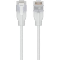 Ubiquiti UniFi Etherlighting Cat.6a Premium-Patchkabel weiß, 0,15 Meter, gesleevt