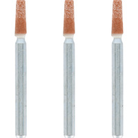 Dremel Korund-Schleifspitze Ø 3,4 mm (997), Schleifstift 3 Stück, Schaft Ø 3,2mm