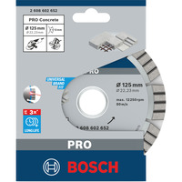 Bosch PRO Concrete Diamanttrennscheibe, Ø 125mm Bohrung 22,23mm