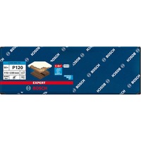Bosch Professional Expert M480 Netzstruktur-Schleifblatt 115 x 230mm, K120 50 Stück, für Schwingschleifer