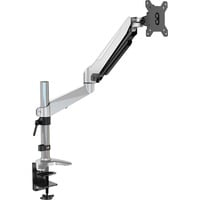 Digitus Universal Single Tisch-Monitorhalterung DA-90351 silber, für 38 - 81cm (15" - 32") Monitore, mit Gasdruckfeder