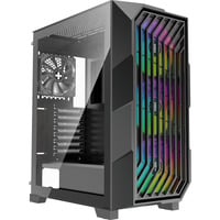 Xilence Xilent Breeze II XG181, Tower-Gehäuse schwarz, Tempered Glass