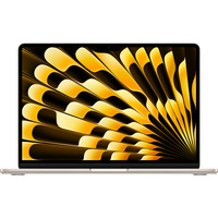 Apple MacBook Air 34,5 cm (13,6") 2025 CTO, Notebook champagner, 16 GB, 512 GB (512 GB SSD), Polarstern, M4, MacOS, Englisch International