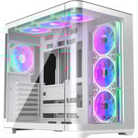 RAIJINTEK ATREUS BT7 , Tower-Gehäuse weiß, Curved Glass Panel
