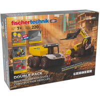 fischertechnik Liebherr Double Pack Baufahrzeuge, Konstruktionsspielzeug 
