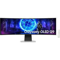 Samsung Odyssey S49DG954SU OLED G95SD, Gaming-Monitor 124 cm (49 Zoll), silber, DQHD, Curved, FreeSync Premium Pro, G-Sync kompatibel, 240Hz Panel
