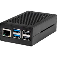 Joy-IT Aluminiumgehäuse für Raspberry Pi 5 schwarz