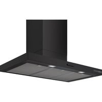 Bosch DWB93BC60 Serie 2, Dunstabzugshaube schwarz (matt), 90 cm