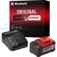 EINHELL PXC-Starter-Kit 5,2 Ah, Set schwarz/rot