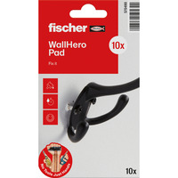 fischer WallHero Pad Bohrlochretter,10 Stück, Mörtel weiß
