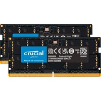 Crucial SO-DIMM 96 GB DDR5-5600 (2x 48 GB) Dual-Kit, Arbeitsspeicher schwarz, CT2K48G56C46S5