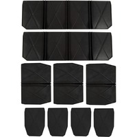 Einhell Systemkoffer Kunststofffächer-Set, 9-teilig, Einlage schwarz, für E-Case S-C, E-Case S-F