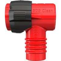 fischer Hohlbohrer-Connector FHD II C, Staubsauger-Aufsatz rot/schwarz, passend zu ø12 - 20 mm