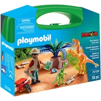 PLAYMOBIL 70108 Dino Rise Dino-Forscher zum Mitnehmen, Konstruktionsspielzeug 
