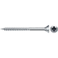 fischer Spanplattenschraube ClassicFast II 5,0x60 Senkkopf PZ 200 Stück, mit Teilgewinde