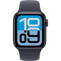 Apple Watch SE 3, Smartwatch schwarz, Aluminium, 40 mm, Sportarmband Mitternacht M/L, Cellular