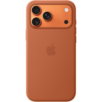 Apple Silikon Case mit MagSafe, Handyhülle braun, iPhone 17 Pro Max