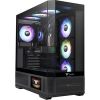 Thermaltake View 370 TG ARGB Black, Tower-Gehäuse schwarz, Tempered Glass x 3
