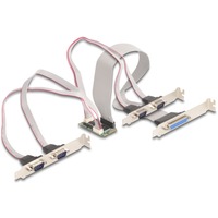 DeLOCK Mini PCIe I/O PCIe full size 4 x Seriell RS-232, 1 x Parallel
