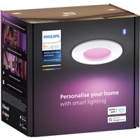 Philips Hue White & Color Ambiance Slim Einbauleuchte, LED-Leuchte weiß, 90 mm