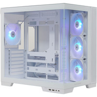 Silentware View A-RGB , Tower-Gehäuse weiß, Tempered Glass x2