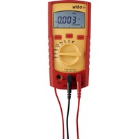 Wiha Digitales Multimeter 45218, bis 600 V AC, CAT IV, Messgerät rot/gelb