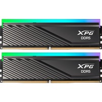 ADATA DIMM 16 GB DDR5-5600 (2x 8 GB) Dual-Kit, Arbeitsspeicher schwarz, AX5U5600C468G-DTLABRBK, XPG Lancer Blade RGB, INTEL XMP, AMD EXPO