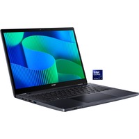 Acer TravelMate P4 Spin (TMP414RN-54-TCO-75K1), Notebook blauschwarz, Intel® Core™ Ultra 7 155U, Intel® Graphics, 16 GB DDR5, 512 GB (512 GB SSD), Windows 11 Pro 64-Bit