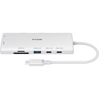D-Link 10-in-1 USB-C Hub DUP-A01, USB-Hub weiß