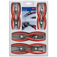 KNIPEX Präzisions-Sicherungsringzangen-Set 00 20 04 SB rot, 8-teilig