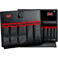 KNIPEX Werkzuegkarte für L-BOXX 00 21 19 LB WK, Tasche schwarz/rot, leer