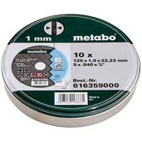Metabo Trennscheiben SP 125x1,0x22,23 Inox, TF 41 10 Stück