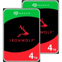 Seagate IronWolf NAS 2 x 4 TB Bundle , Festplatte SATA 6 Gb/s, 3,5", 2er Bundle