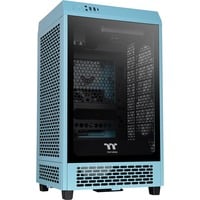 Thermaltake The Tower 200 Turquoise, Tower-Gehäuse türkis, Tempered Glass