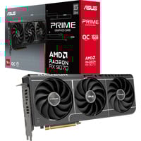 ASUS Radeon RX 9070 OC PRIME EVO Edition 16GB, Grafikkarte grau, RDNA4, GDDR6, 3x DisplayPort, 1x HDMI