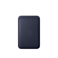 Apple Feingewebe Wallet mit MagSafe, Handyhülle dunkelblau, iPhone