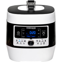 Rommelsbacher Dampfdruck- & Multikocher "MeinHans" weiß/schwarz, 1.000 Watt, 6 Liter