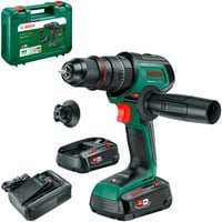 Bosch Heimwerken & Garten Akku-Schlagbohrschrauber AdvancedImpact 18V-80 QuickSnap grün/schwarz, 2x Li-Ionen Akku 2,5Ah, Koffer, POWER FOR ALL ALLIANCE