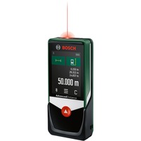 Bosch Heimwerken & Garten Laser-Entfernungsmesser AdvancedDistance 50C grün/schwarz, Reichweite 50m, Bluetooth
