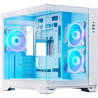 Chieftec Visio GM-30W-TG-OP, Tower-Gehäuse weiß, Tempered Glass x 2