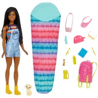 Mattel Barbie “It takes two! Camping” Spielset mit Brooklyn Puppe, Hündchen und Accessoires 