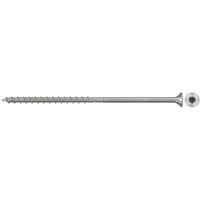 fischer Spanplattenschraube PowerFast II 6,0x120 Senkkopf TX 100 Stück, mit Teilgewinde, Edelstahl A2