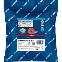 Bosch Professional X-LOCK Expert R782 Prisma Ceramic Fiberschleifscheibe, Ø 115mm, K80 25 Stück, Bohrung 22,23mm