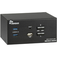 Inter-Tech IPC KVM Switch AS-22HUS, KVM-Switch
