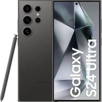 Samsung Galaxy S24 Ultra 256GB Generalüberholt, Handy Titanium Black, Android, 12 GB