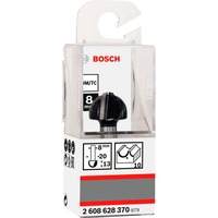 Bosch Professional PRO Wood Hohlkehlfräser, Ø 20mm, Radius 10mm Schaft Ø 8mm, zweischneidig