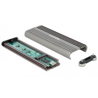DeLOCK Externes Gehäuse M.2 PCIe mit USB 3.2 Gen 2x2 USB-C, Laufwerksgehäuse