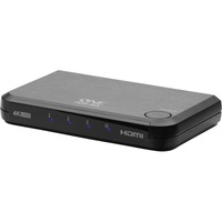 ONE FOR ALL Intelligenter HDMI-Switch SV1632 4K, HDMI Switch schwarz, Full-HD HDMI Umschalter